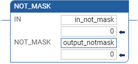 Esempio di Diagramma Ladder NOT_MASK