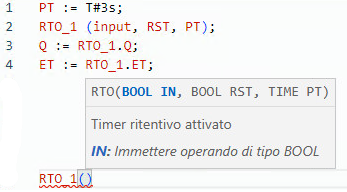 Esempio di Testo strutturato RTO