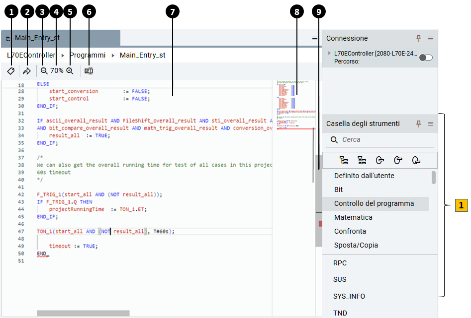 Ambiente di sviluppo di programmi di testo strutturato
