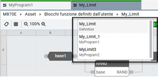 Elenco istanze UDFB/UDF