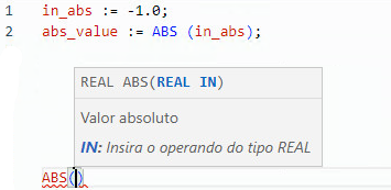 Exemplo de diagrama de texto estruturado ABS