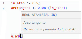 Exemplo de texto estruturado ATAN