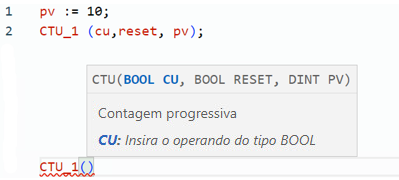 Exemplo de texto estruturado CTU