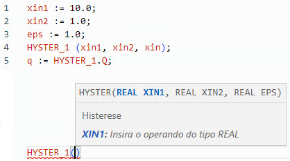 Exemplo de texto estruturado HYSTER