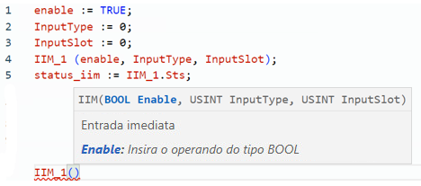 Exemplo de texto estruturado IIM