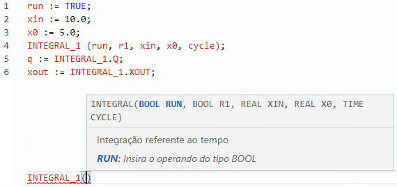 Exemplo de texto estruturado INTEGRAL