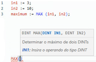 Exemplo de texto estruturado MAX