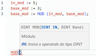 Exemplo de texto estruturado MOD