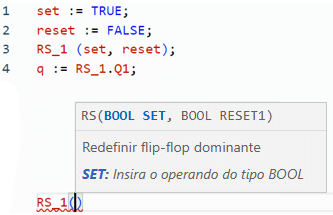 Exemplo de texto estruturado RS