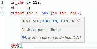 Exemplo de texto estruturado SHR