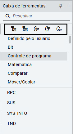 Trecho de código ST