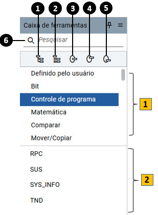 Caixa de ferramentas de ST