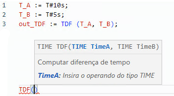 Exemplo de texto estruturado TDF