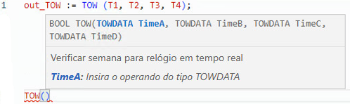Exemplo de texto estruturado TOW