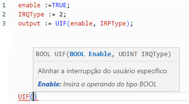 Exemplo de texto estruturado UIF