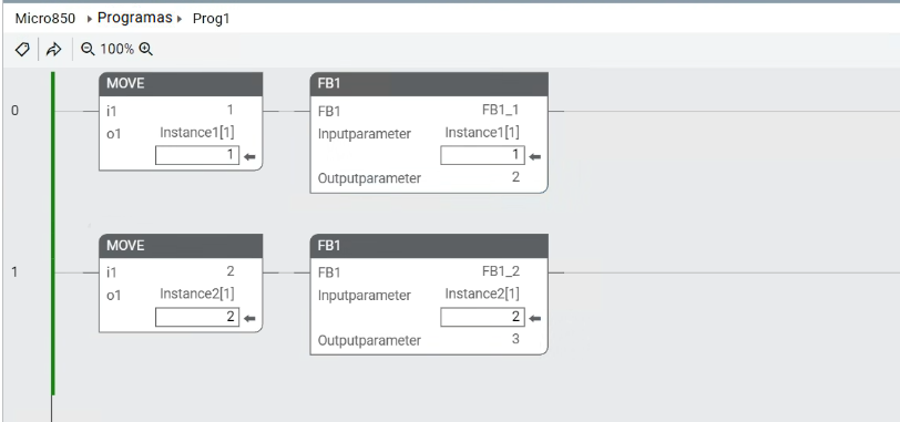 Monitorando variáveis usando a visualização gráfica