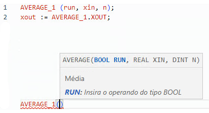 Exemplo de texto estruturado AVE