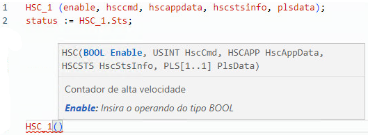 Exemplo de texto estruturado HSC