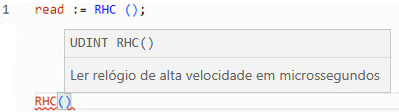 Exemplo de texto estruturado RHC
