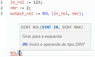 Exemplo de texto estruturado ROL