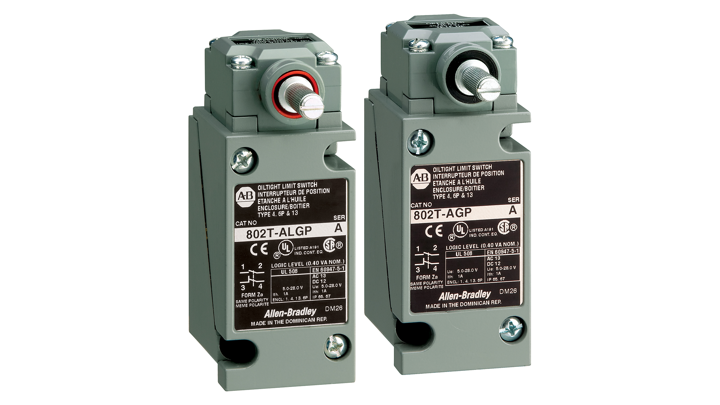 802T Low-Energy Limit Switches | Allen-Bradley