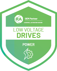 Low Voltage Drives Badge