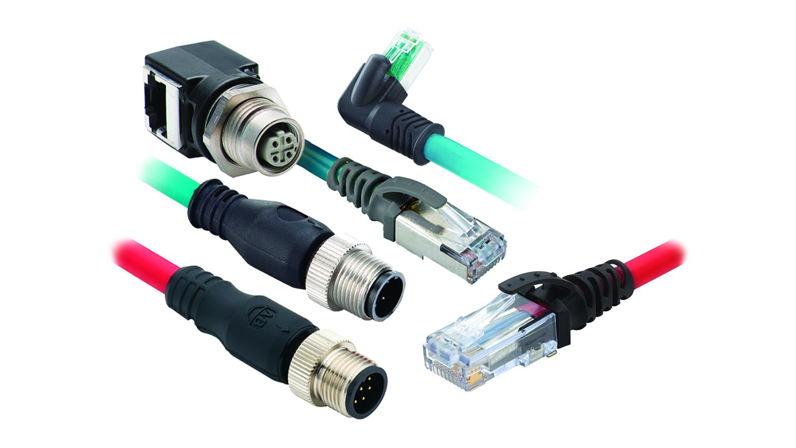 Ethernet industriel M12 Câbles de connexion et de liaison M12