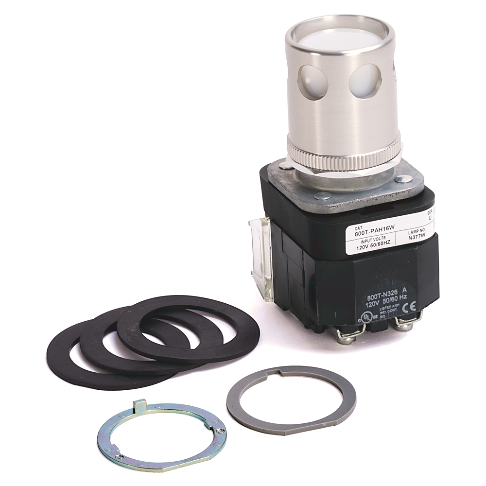 Product image for Allen-Bradley 800T-PAH16WD1 30 mm Momentary Push Button